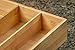 KD ORGANIZERS 6-Slot Bamboo Drawer Organizer: 17.75 x 12 x 2.5 in. Tray for Large Drawers