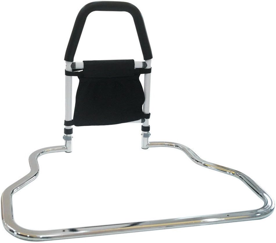 FHLYCF Flat tube, bedside safety handrail, guardrail, old woman, pregnant woman, disabled person, stand up, power stand, cage, anti falling armrest