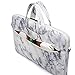 canvaslife Marble pattern Waterproof Laptop Shoulder Messenger Bag Case Sleeve for 14 Inch 15 Inch Laptop 15 Case Laptop Briefcase 15.6 Inch