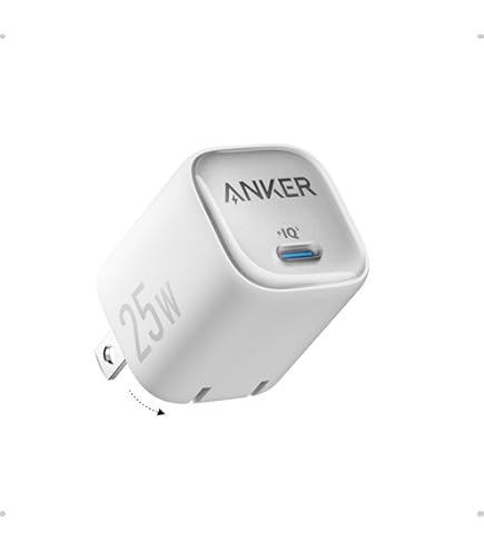 Amazon.com: Anker 25W USB C Charger Block, Compact and Foldable