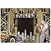 Allenjoy 7x5ft The Great Gatsby Themed Backdrop for Adult Celebration Retro Roaring 20's 20s Party Art Decor Happy 1st Birthday Wedding Decoration Pictures Background Supplies Photo Booth Prop