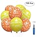 Back to School Decoration Balloon, Happy First Day of School Sign 1st Preschool Photo Prop for Kindergarten Classroom Welcome Teacher Student Party Favors Supplies Decor 100 Pack with 12