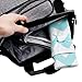 Portable Changing Pad, 2 Pack Baby Waterproof Diaper Changing Pad Reusable and Washable Newborn Travel Mat Station for Home Travel Outside