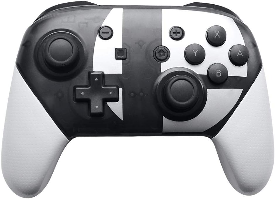 Switch Pro Controller,Wireless Controller for Nintendo Switch with Rechargeable and 6-Axis Gyro Dual Shock(Dark Black and White)