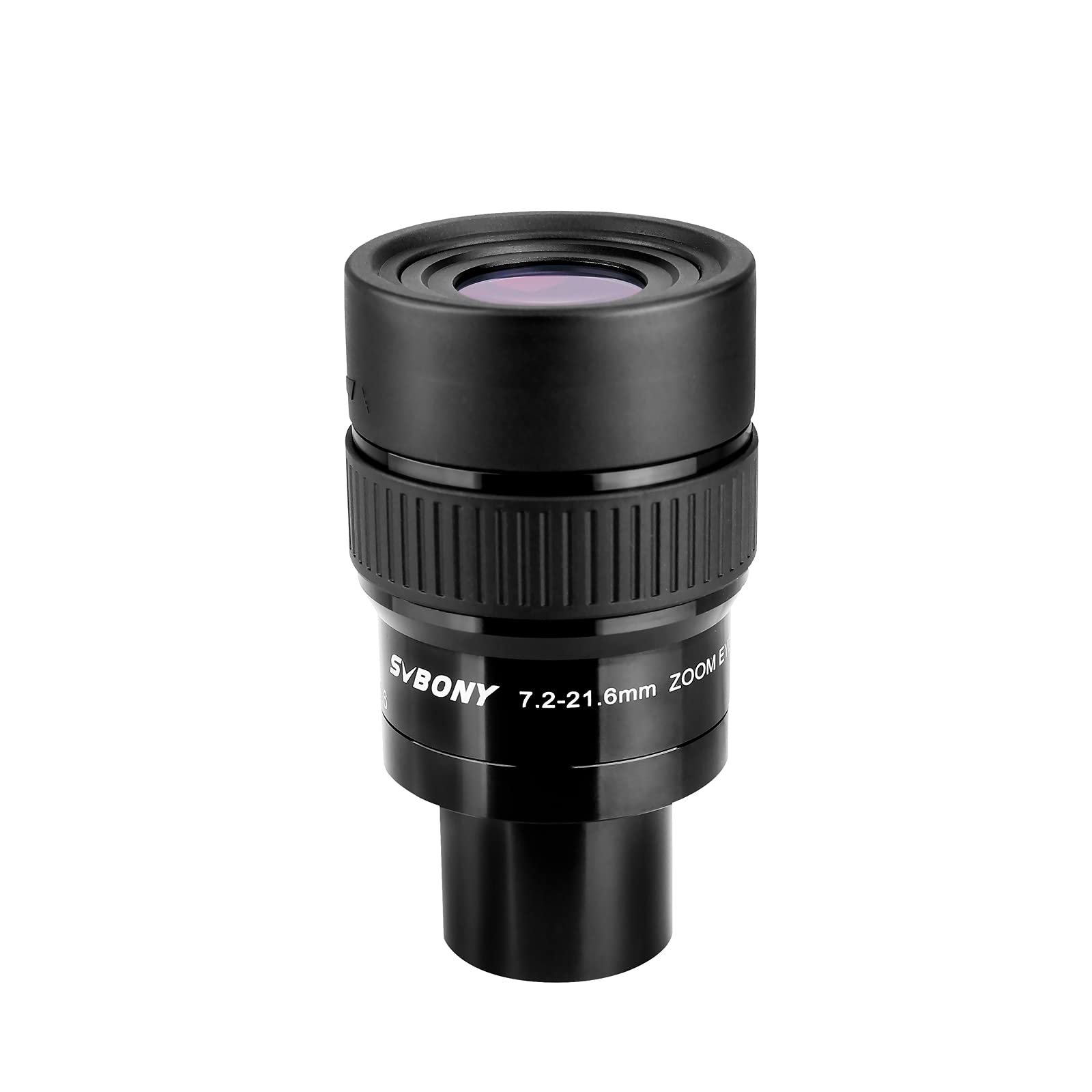 Photo 1 of SVBONY SV191 Zoom Eyepiece, Zoom 7.2 to 21.6mm, Telescope Eyepiece 1.25" FMC, 42°-65° FOV, 7 Element 4 Group with Twist-Up eyecups Telescope Accessories for Astronomic Telescope and Spotting Scopes