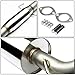 For TIburon V6 Stainless Steel Dual 4 inches Rolled Muffler Tip Catback Exhaust System