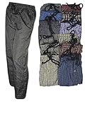 Basics Men's 6 Pack Woven Drawstring Thin - Lightweight Sleep & Lounge Pants