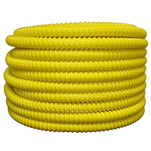 Flexible Split Tubing Smooth Yellow 1 1/2" dia x 50 ft" Amazon