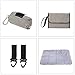 SoHo WideOpen Diaper Backpack Tote 5Pc, Light Gray