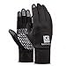 Opard Winter Gloves Phone Touch Screen Waterproof Warm Inner Thermal Fleece for Men Women Work Sports Outdoor Motorcycle Cycling (Black)