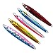 Aorace 5pcs/lot 100g Metal Jig Lead Fish Lead Jigs Metal Fishing Lure No Assist Fishing Hook Sea Fishing Hook Baits