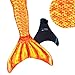 Fin Fun Reinforced Mermaid Tails for Swimming and Monofin - Kids, Girls & Adults
