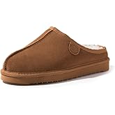 Fireside by Dearfoams mens Grafton Shearling Indoor/Outdoor Clog