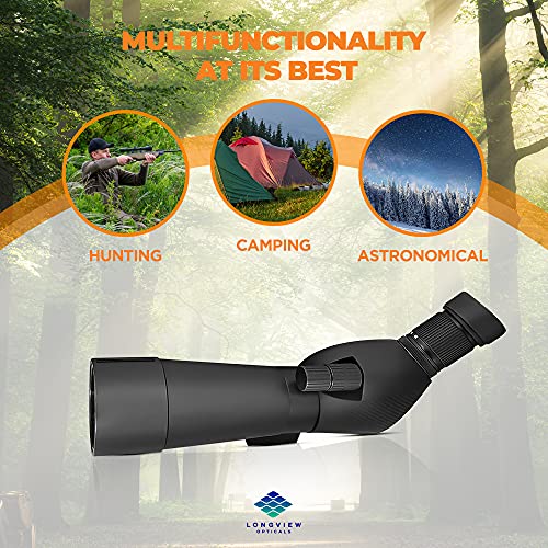 Longview Opticals Bird Spotting Scope High Definition 2575x75