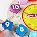 Wondertoys Wooden Shape Sorting Clock Toddlers Gifts Educational Toy for 1 2 3 Years Old Boy and Girl