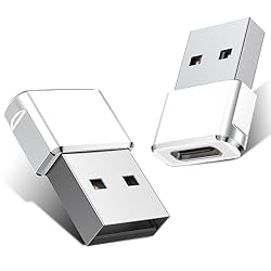 Basesailor USB to USB C Adapter 2 Pack,Type C