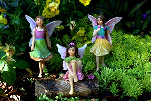 Pretmanns Fairy Garden Fairies - Kit with Miniature ...