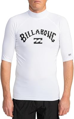 Logótipo Surf SS Rashguard, Preto para Homens - M