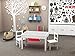UTEX 2-in 1 Kids Large Table with Storage for Older Kids, Construction Table for Kids,Boys,Girls, White