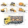 DIYARTS-Construction-Toys-Sets-Children-Metal-Play-Vehicles-Tractor-Dump-Truck-Excavator-Tow-Diecast-Car-Toy-for-Age-3-Years-and-Up-Boys-and-Girls-C DIYARTS Construction Toys Sets Children Metal Play Vehicles Tractor Dump Truck Excavator Tow Diecast Car Toy for Age 3 Years and Up Boys and Girls (C)