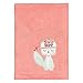 Trend Lab Wild Forever Plush Baby Blanket, Pink, Blue, White
