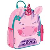 Stephen Joseph Personalized Little Girls' Mini Sidekick Unicorn Backpack With Name