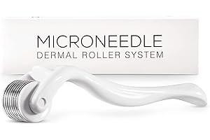 SHAPIRO MD HAIR GROWTH EXPERTS Shapiro MD Microneedle Dermal Roller System, Exfoliates and Invigorates Scalp, 0.25 mm Needles, Painless Design