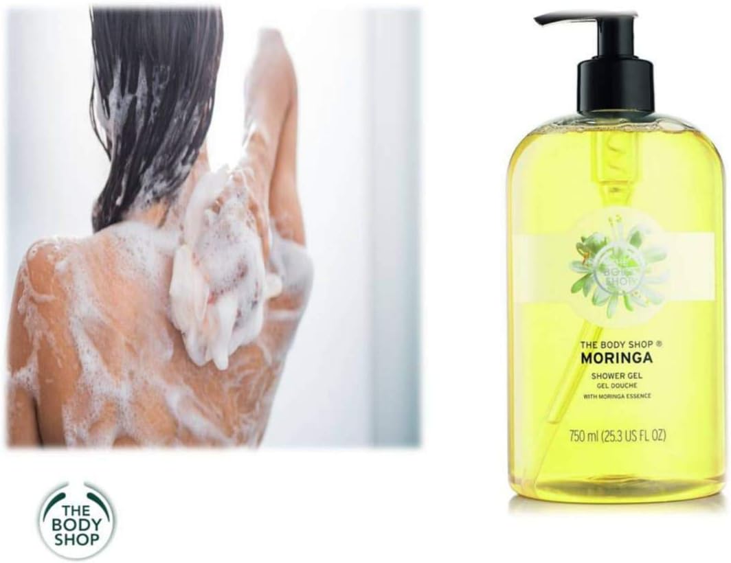 The Body Shop Moringa Shower Gel 750ml, 750 ml (Pack of 1) - Image 4