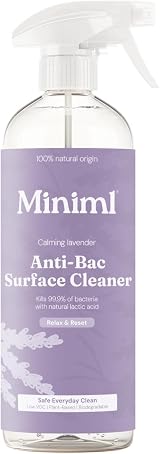 Miniml Eco Antibacterial Spray 750ml French Lavender Surface Cleaner view 1