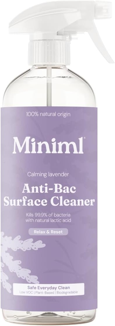 Miniml Eco Antibacterial Spray 750ml French Lavender Surface Cleaner