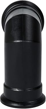 Adam Angled Decorative Stove Pipe Black 260 x 120 x 205 mm view 4