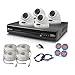 SWNVK-874004D-US 8 Channel 4MP 2TB Security System NVR Network Video Recorder & 4x 4mp NHD-819 Dome Security Cameras