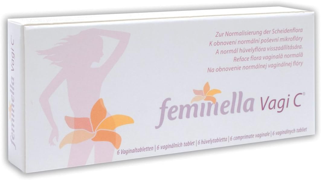 Feminella Vagi C - 6 vaginal tablets - Intimate Infections Treatment