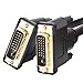 Postta DVI-D Dual Link Cable with Ferrites Gold Plated Male to Male-6 Feet
