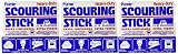 U.S. Pumice Heavy Duty Scouring Stick, 3 Pack, Pumie Pummis Stone, Remove Hard Water Rings, Foot Pumice Stone, Pool Cleaning Stone (3 Pack)