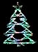 Northlight LED Lighted Christmas Tree Window Silhouette Decoration - 16