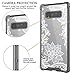 Cutebe Shockproof Hard PC+ TPU Bumper Case Scratch-Resistant Cover for Samsung Galaxy Note 8 2017 Release Lace Flower