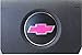 Steering Wheel Bowtie Overlay Decal - 2006-2013 Impala - (Color: Hot Pink)
