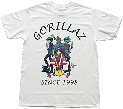 PNHK Men's Gorillaz Since 1998 T-shirt Small White