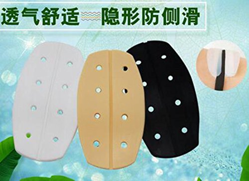YOYOSTORE 3 Pair Hole Silicone Bra Strap Cushions Holder Non-Slip Pliable Shoulder Protectors Pads Ease Shoulder Discomfort