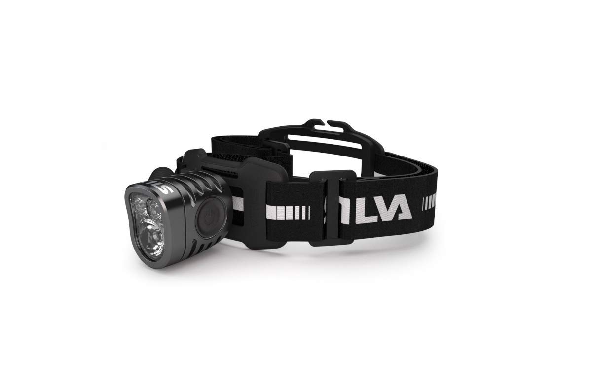 Silva Schneider Exceed 2 x t – Torch Flashlight with Headband, Black, Acrylonitrile Butadiene Styrene (ABS), Aluminium, Thermoplastic Polyurethane (TPU), IPX5, 3 lamp (S), LED)
