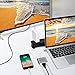 USB C HDMI Adapter,JAVONTEC Multiport Type C Hub with 4K HDMI,USB 3.0 Port and Power Delivery,USB Type C To HDMI Adapter for MacBook Pro,Google Chromebook,HP Spectre,Samsung S8/S8Plus(Grey)
