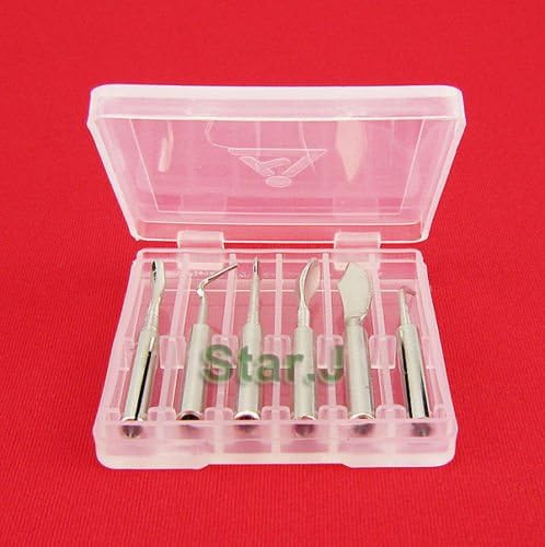 6 Wax Tip Pot for Dental Lab Electronic Waxer Wax Pen Pencil