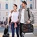 Veken 7 Set Packing Cubes, Travel Organizers Accessories with Laundry Bag & Shoe Bag, Black, XL-Large, Large, Medium, Small