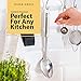 Kitchen Utensils Set - Silicone Cooking Utensils Set - First Home Essentials Utensil Sets - Silicone Utensil Set - Kitchen Accessories for Nonstick Cookware (1pc, Light Gray)