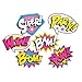 Cardboard Jumbo Superhero Girl Wall Word Cutouts (Size: 24