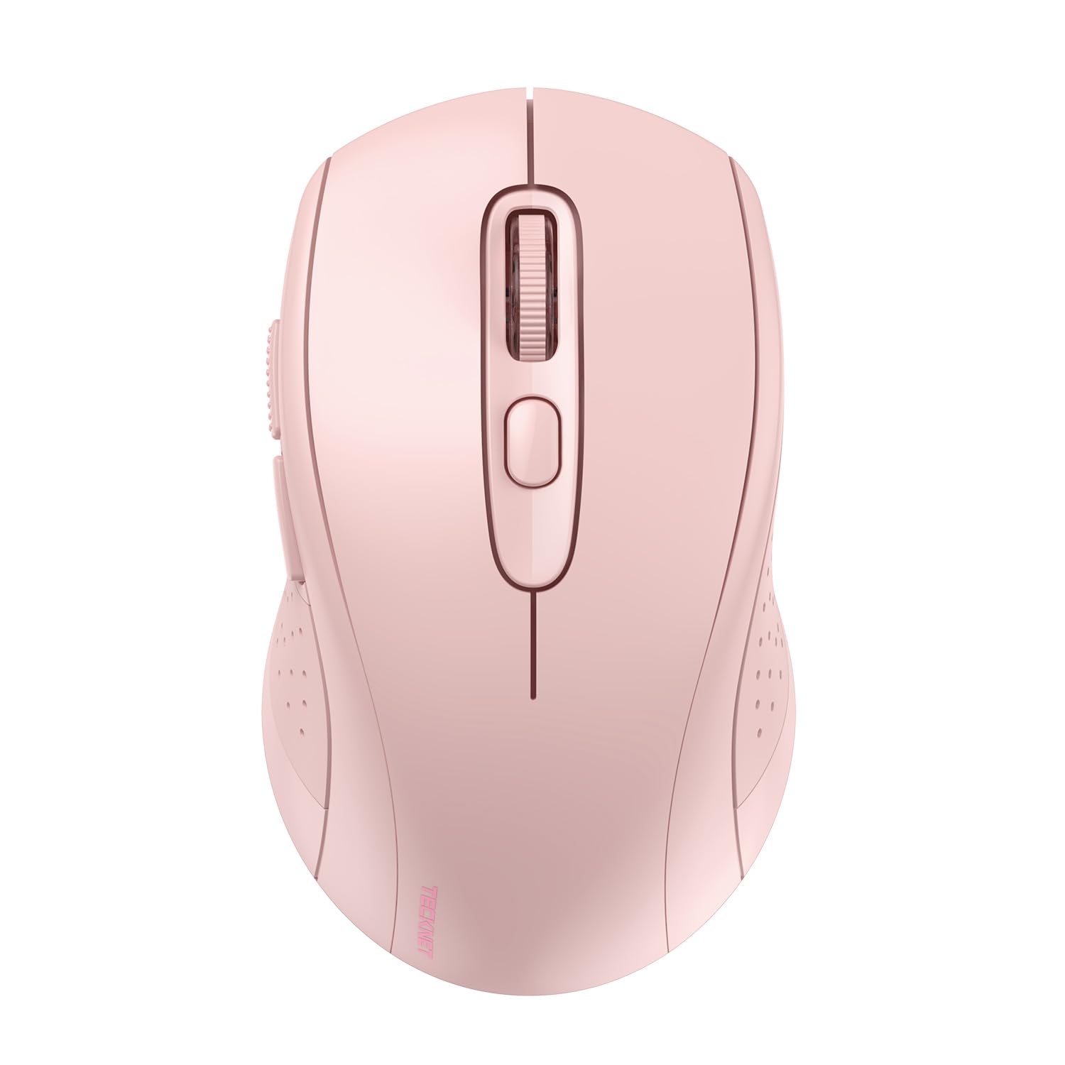 Photo 1 of TECKNET 2.4G Wireless Bluetooth Mouse for Laptop, 2-in-1 (BT 5.0/3.0+2.4Ghz) - 6-Level Adjustable 4000 DPI, Portable USB Mouse for Small to Medium Hands
