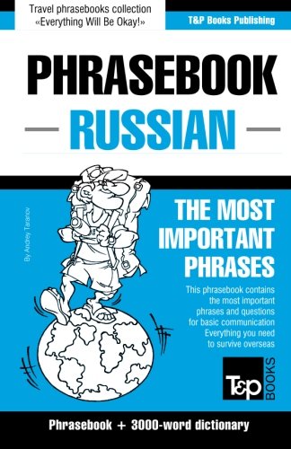 English-Russian phrasebook and 3000-word topical vocabulary