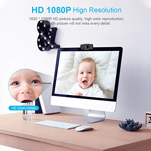 cam with Microphone,Plug and Play cam for Gaming or PC Video or