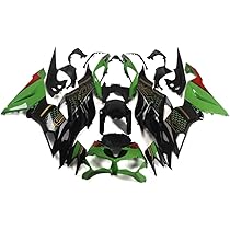 ぷりん Amazon.com: Green Black ABS Plastics Fairings Kit For